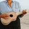 21inch White Wooden Ukulele Soprano Hawaiian Guitar Uke Kit Musical Instrum