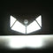 100 LED Solar Power Wall Light Intelligent Light-sensing Control 120 degree