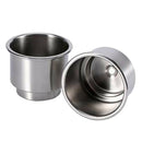 2 x Durable Stainless Steel Cup Drinking Holder for Marine Boat Car Truck Camper
