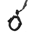 10.6Ft Ankle Leash Surfing Coiled Stand Up Paddle Board Black Tpu Paddle Bo