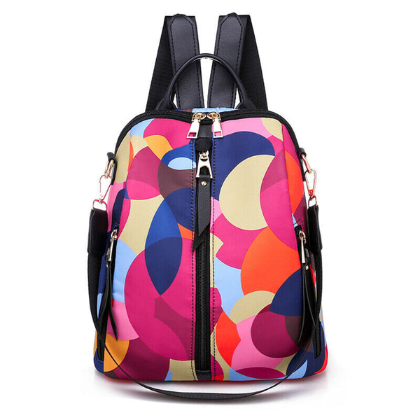 Color Women Backpack Waterproof Oxford Fashion Cute Backpack Pack Cloth Lar S1P9