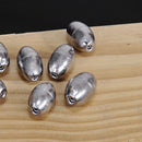 100Pcs 0.5g Olive Shape Fishing Lead Weights Sinker Fish Tackle Accessory Deluxe