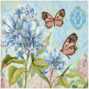 5D DIY Diamond Painting Flower Butterfly Full Round Embroidery Kit (LG126) A