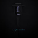 2 In 1 Solar Powered UV Mosquito Insect Zapper Killer Bug &LED Garden Light Lamp