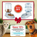 3.5L Large Automatic Pet For Cats Dogs Plastic Dog Food Bowl Pets Dispenser A9A8