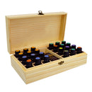 25 Slots Oil Aroma Storage Wooden Case Box Essential Organizer Container Display