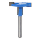 1/4in T-type Wood Router Bit Mill Engraving Trimmer Adapter Milling Cutter A
