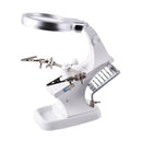 3 Hand Soldering Iron Stand Welding Tool With Illuminated Glasses Led Allig P8I5