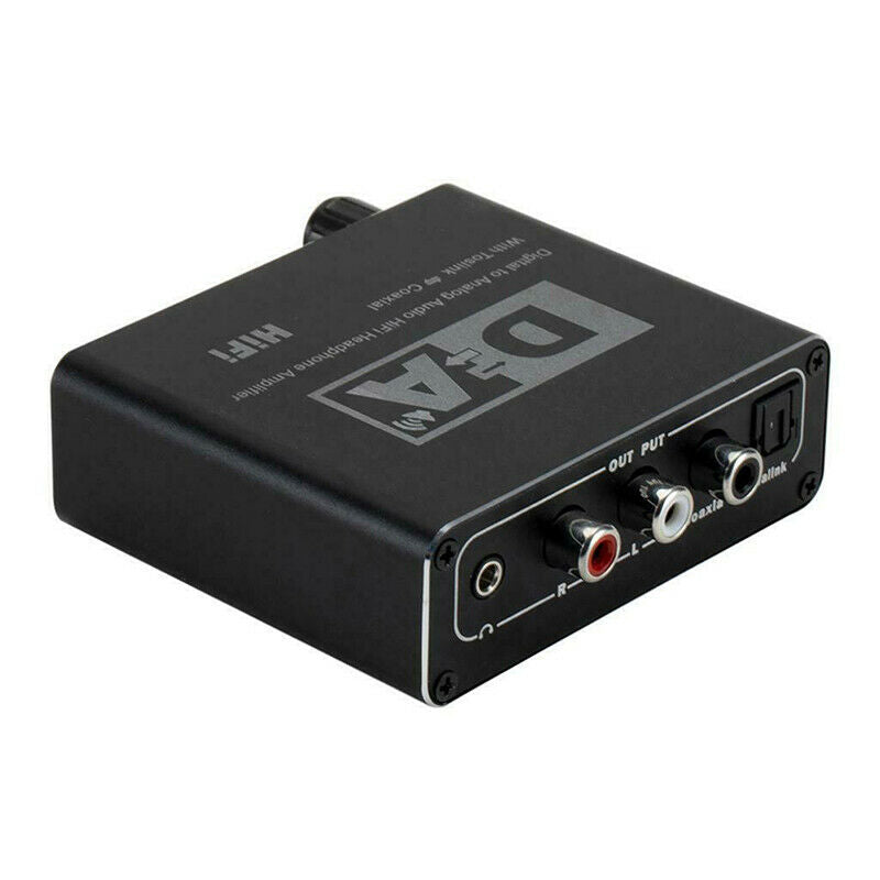 192kHz Digital Optical Coaxial Toslink To Analog RCA L/R 3.5mm Audio Convert3C