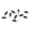 10X RCA Female to Female Coupler Plug Audio Video AV Cable Adaptor RCA Joiner JR
