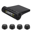 Car TPMS Auto Tire Pressure Temp Monitoring System with External Sensors A