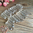 50g Lot Tibet Natural Clear Crystal White Quartz Points Terminated Wand Specimen