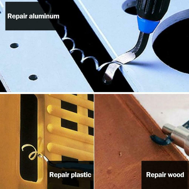 NB1100 Deburring Handle for Tube Reamer Tool Parts (10 Cutter Heads+Handle)