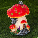 Ankoow Red Mushroom House Mini Landscape House Fairy Garden Decoration Resi