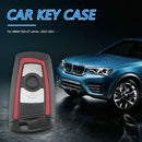 3-Button Remote Key Fob Replacement Case for BMW 550i GT X3 535i 528i (Red)