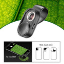 100x magnification portable mini microscope with LED light for smartphone camera