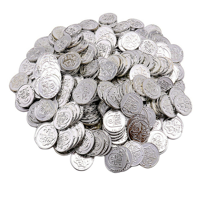 200x3.5cm Pirate Coins Treasure Hunt Game Coin Collection