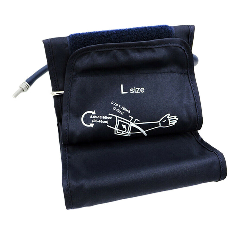 22-48cm Adjustable Extra-Large Arm Digital Blood Pressure Cuff Dark Blue