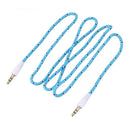 1M 3.5mm Stereo Male to Male Jack Aux Cable Audio Auxiliary Lead For Phone