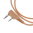 Two Way Radio Earpiece, 2Pin PTT Security Headset Walkie Talkie Earphone