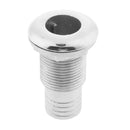 316 Stainless Steel Boat Thru Hull Fitting 1" Hose Barb Marine Hardware