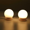 2pcs LED Makeup Mirror Light Bulb Kit Dimmable USB Hollywood Vanity Lights A
