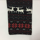 1pc Christmas Snowflake Elk Print Leggings Women Elastic Sport Thin Pencil Pants