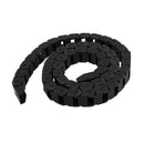 Black Plastic Drag Chain Cable Carrier 10 x 15mm for CNC Router Mill W6R3