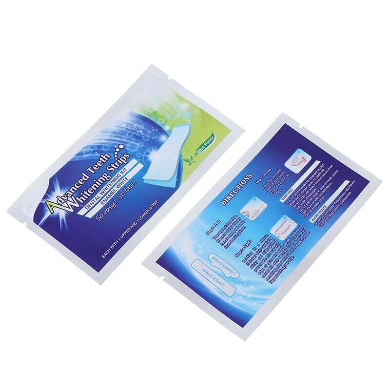 Teeth Whitening Strip Oral Hygiene Care Double Elastic Teeth Strips 14Pcs/7 P FU