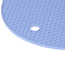 1PC Round Heat Resistant Silicone Coasters Non-slip Pot Holder Table Placemat BX