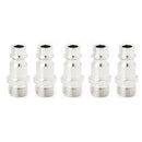 5 x Euro G1/4 Male Thread Air Line Hose Fitting Connector Quick Release Tools