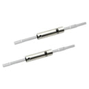 2pcs Axle Housing Kit Stainless Steel RC Car Axle Tube for SCX-10 RC Car