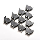 10Pcs CR2025 CR2032 3V Button Coin Cell Battery Socket Holder Box Case MDlj