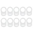 10 Pieces Pacifier Clip Set Silicone Baby Clip Dummy Pacifier Holder