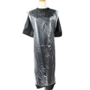 100pcs PE Salon Hair Cutting Cape Gowns Hair Dyeing Barber Apron Cover Clear