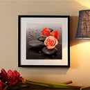 Flower Stone 5D Diamond Painting DIY Craft Cross Stitch Home Decor(Orange)