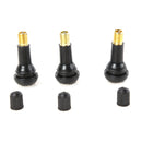 TR413 Snap In Short Rubber Valve Stems 100x Car Motorcyle Tubeless Tire Valves