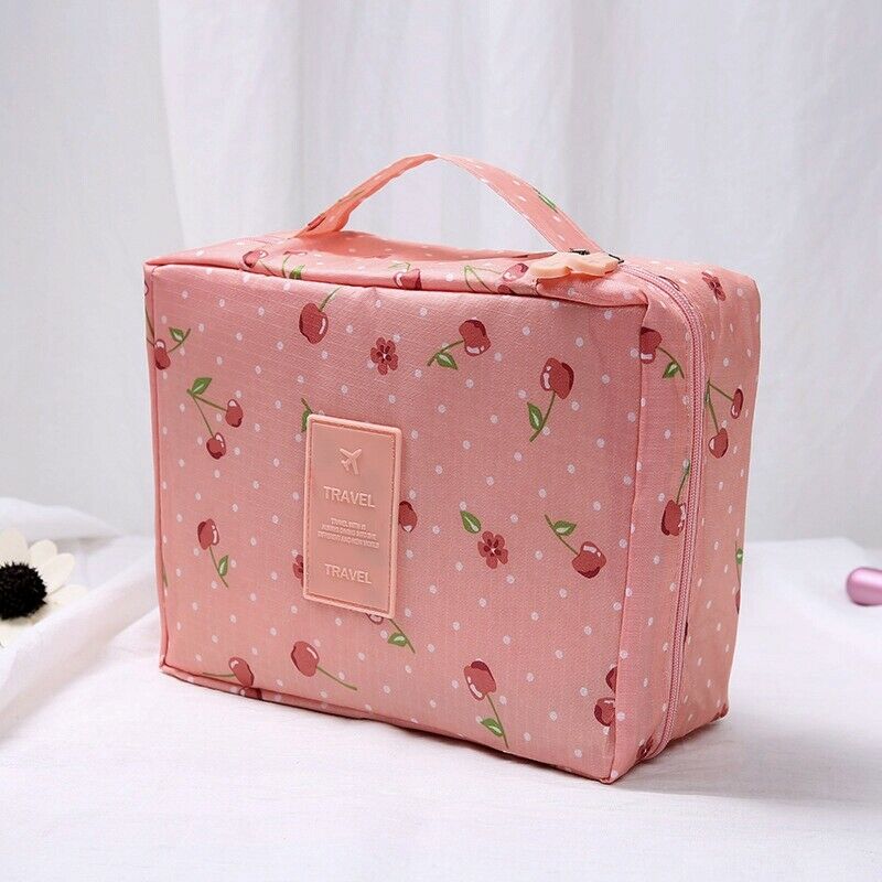 Professional Large Makeup Bag Cosmetic Case Storage Handle Organizer Travel U1V2