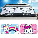 Foldable Cartoon Car windshield Cover Car sunshade-Keep Sun and Heat Reflector
