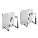 Dish Cloths Steel Rack Sponge Holder Clip Rag Storage Rack Kitchen Org ODI