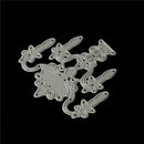 Candle Chandelier Metal Cutting Dies For Scrapbooking Card Craft Decor ^