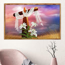 5D DIY Full Drill Diamond Painting Cross Easter Cross Stitch Embroidery Kit