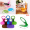 2PCS Foldable Cell Phone Charging Rack Holder Wall Charger Adapter Hanger Shelf