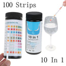 100Strips 10in1 Swimming Pool Spa Water Test StripsNitrate NitritePH Hardnes Gn
