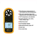 Mini LCD Wind Speed Gauge Air Velocity Flow Meter Digital Thermometer 2019 K9I0