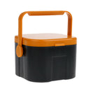Breathable Fishing Live Bait Box Earthworm Worm Hooks Storage Case with Clip