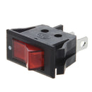10 Pcs x Red Neon Light Lamp On/Off SPST Boat Rocker Switch 15A/250V 20A/12