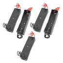 5pcs Black Plastic Holder Storage Box Case For 1x 18650 Rechargeable Battery DIY