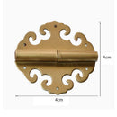 Hinge Chinese Furniture Hardware Copper Fitting For Trunk Cabinet Box Ches APZ