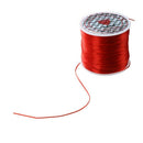 60m Stretchy Elastic Crystal String Cord Thread For Jewelry Making, Red